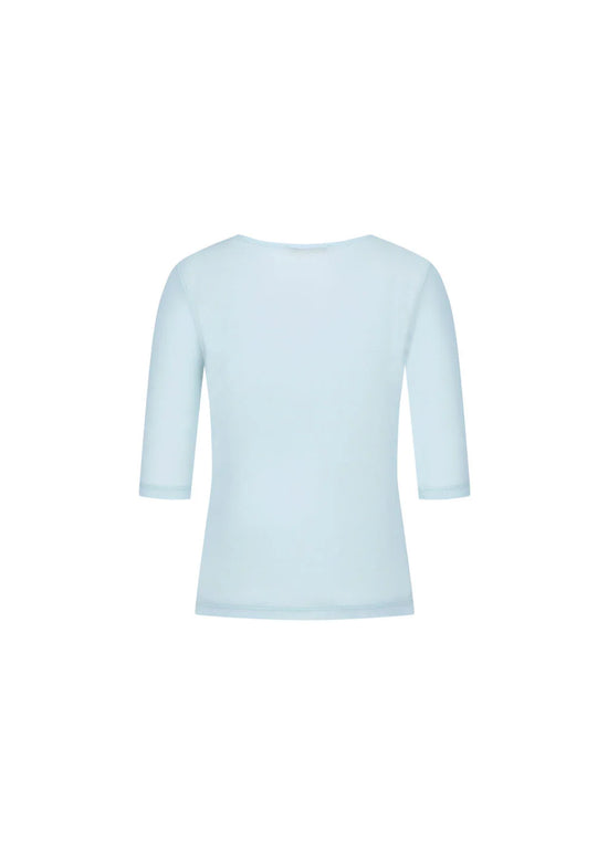 AMOMENTO round short sleeve t-shirt