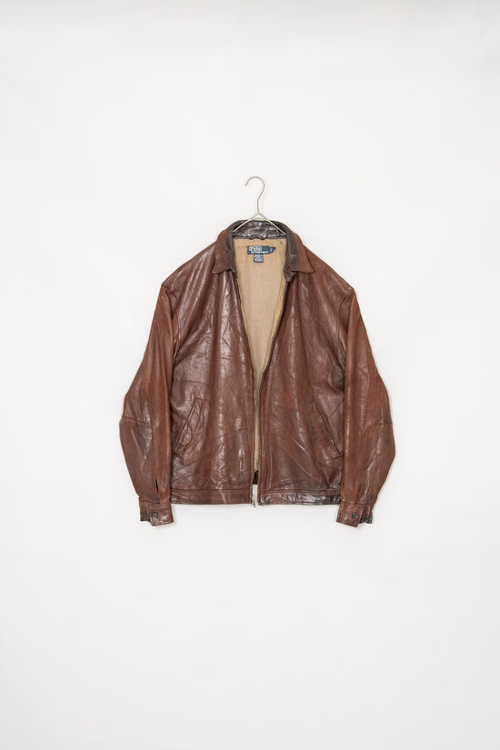 Polo by Ralph Lauren Lamb Leather Single Jacket