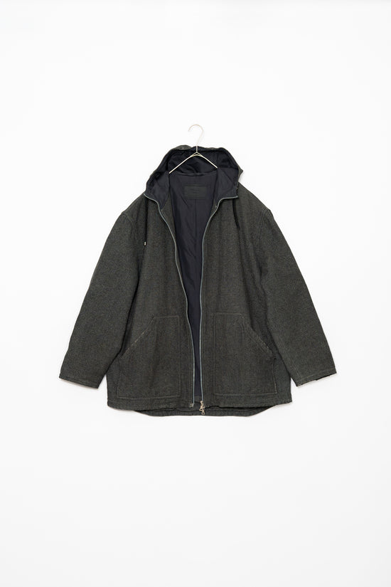 MADE IN ITARY 1998AW PRADA WOOL TWEED LONG COAT