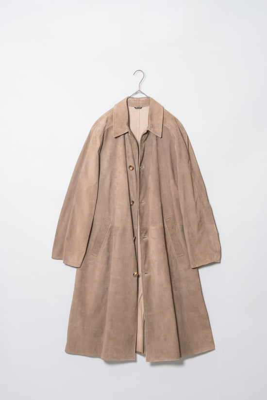 Hermès RENNE REINDEERSKIN Leather Long Coat