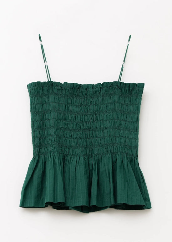 Sara mallika Cotton Lurex Border Print Top