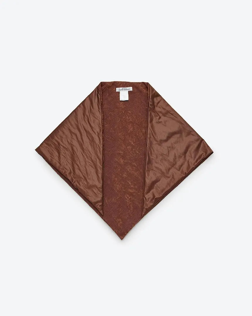 KIJIMA TAKAYUKI LEATHER LIKE TAFFETA PADDED SCARF – Maison ma Manière