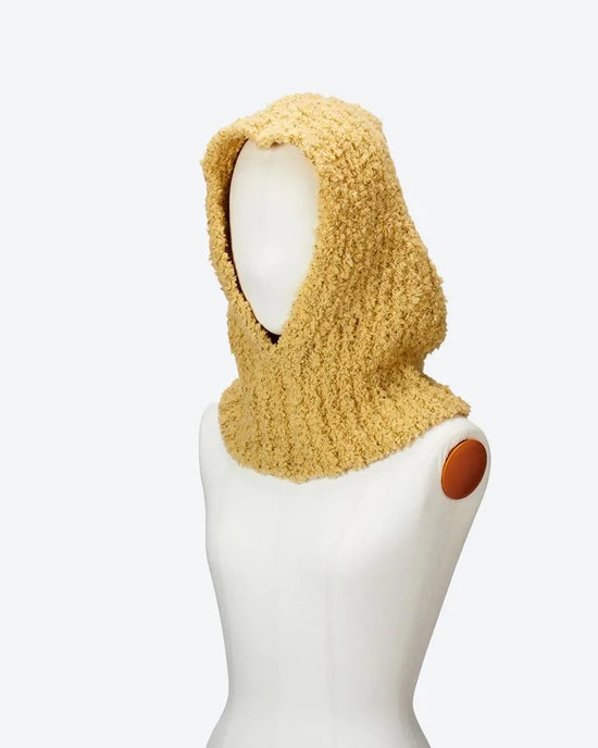 KIJIMA TAKAYUKI FUR KNIT BALACLAVA
