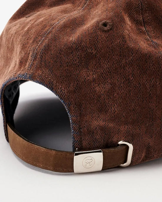 KIJIMA TAKAYUKI FLOCKY PRINTED DENIM 6PANEL CAP