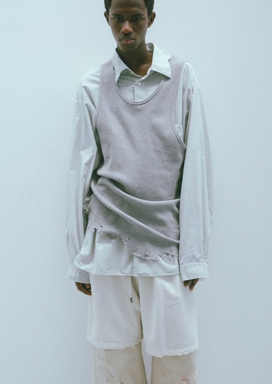 ANCELLM DYED SHRINK OVER SHIRT
