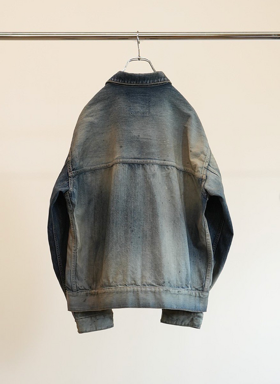 ANCELLM AGING DENIM JACKET
