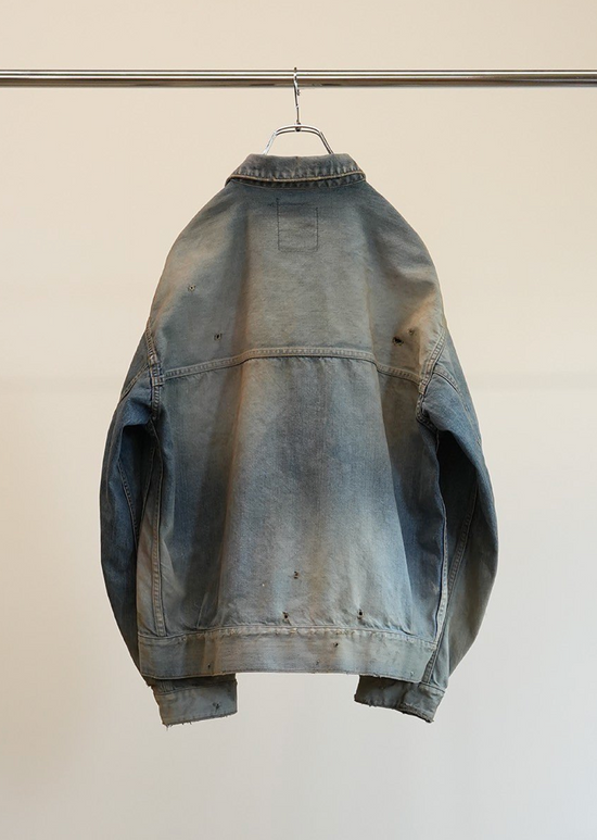 ANCELLM AGING DENIM JACKET