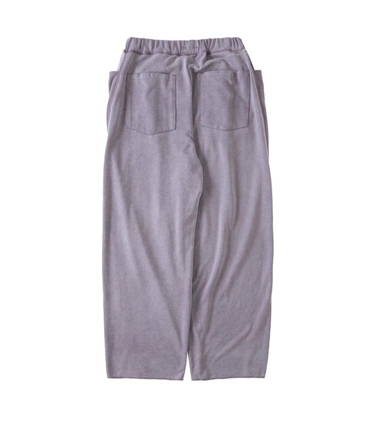 saby PIQUE TUCK EASY PANTS Stone Wash