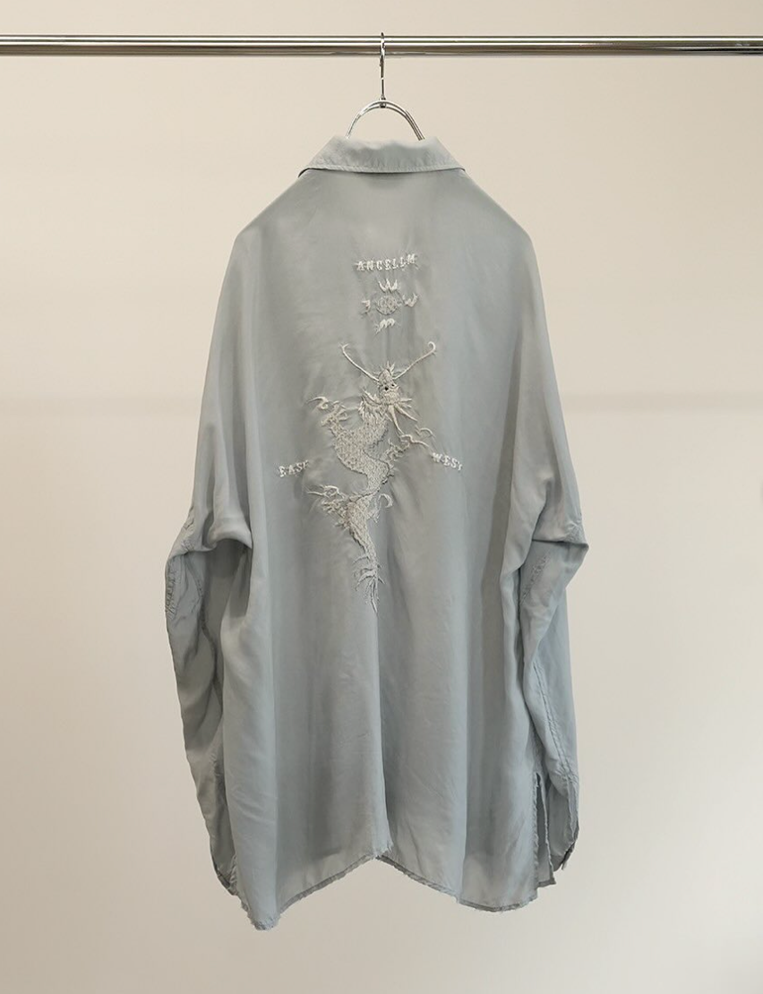 ANCELLM AGING EMBROIDERY SHIRT – Maison ma Manière ANCELLM AGING EMBROIDERY SHIRT – Maison ma Manière