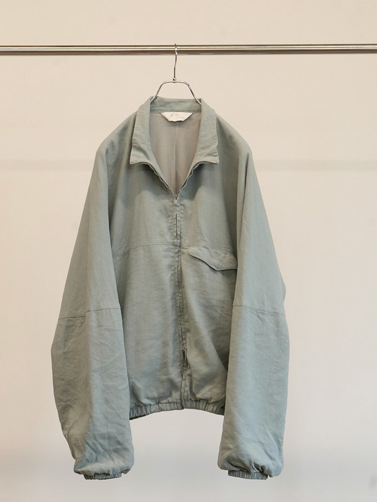 ANCELLM SILK NEP KIMONO BLOUSON