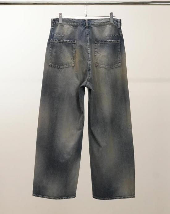 ANCELLM DENIM WIDE SLACKS
