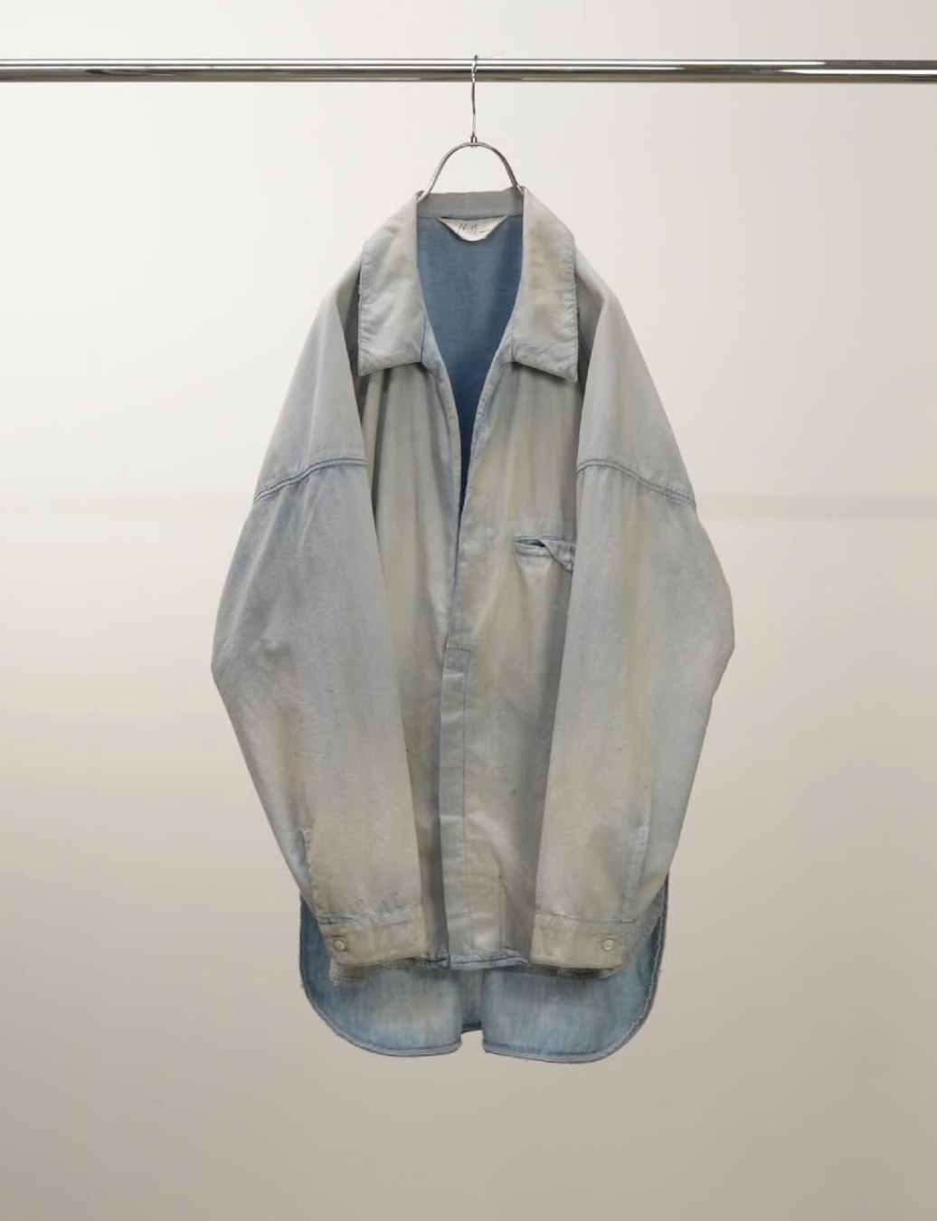 ANCELLM AGING CHAMBRAY LONG SHIRT – Maison ma Manière