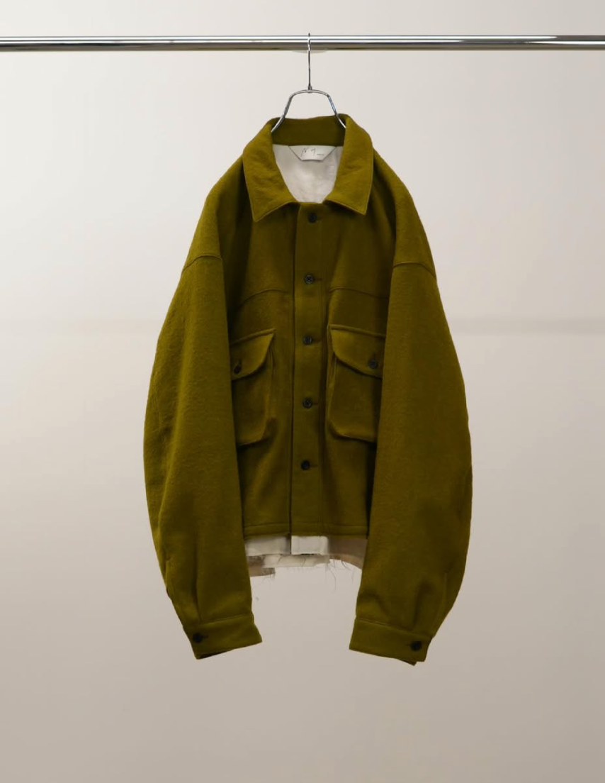 ANCELLM SHRINK WOOL LAYERING JACKET – Maison ma Manière
