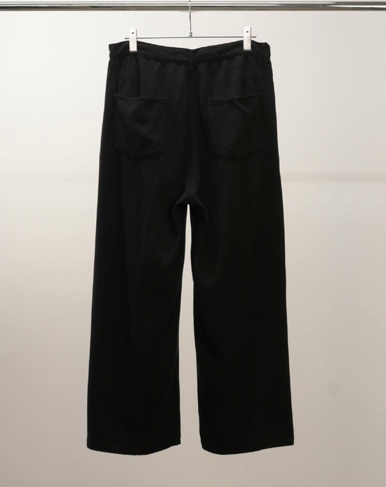 ANCELLM SILK WIDE SLACKS