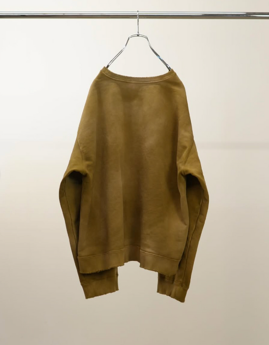 ANCELLM UNEVENNESS SWEAT SHIRT