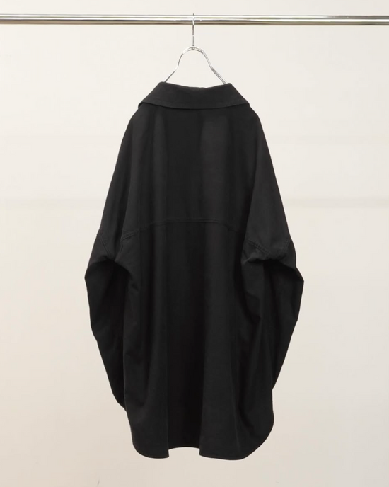 ANCELLM SILK NEP LONG SHIRT