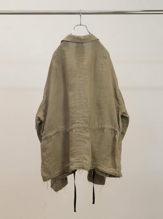 ANCELLM 100/S LINEN FIELD JACKET