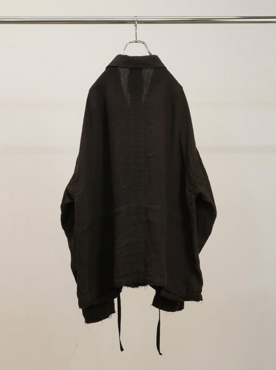 ANCELLM 100/S LINEN FIELD JACKET