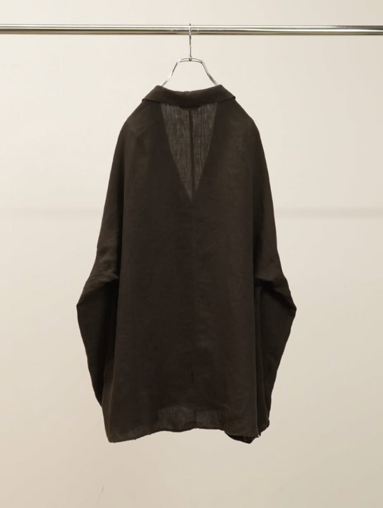 ANCELLM 100/S LINEN TAILORED SHIRT