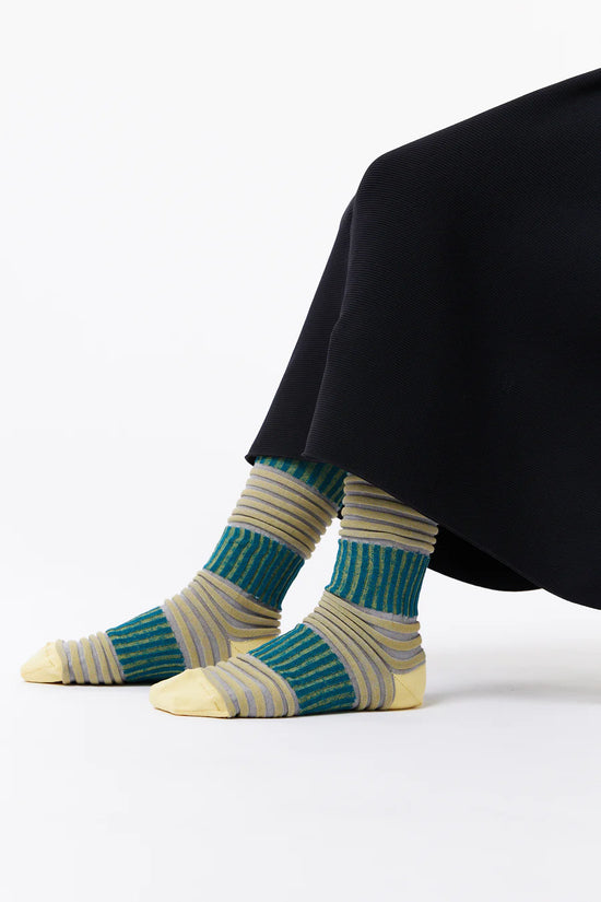 GARTER RIB SOCKS