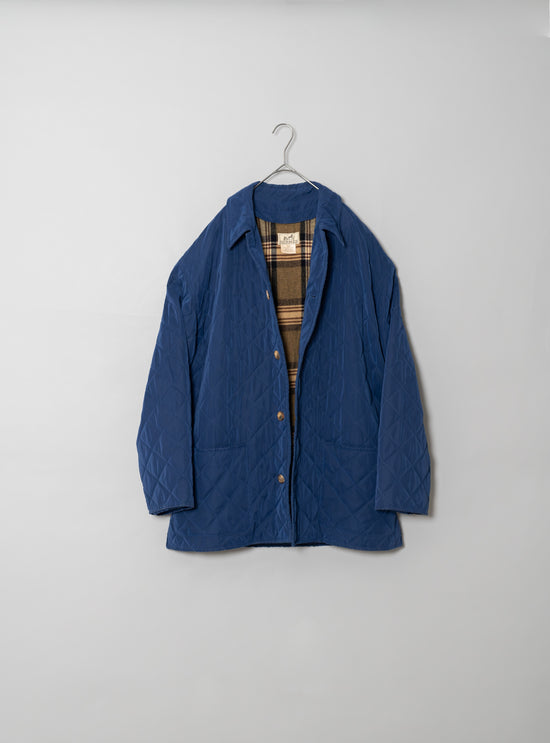 HERMES Quilt Paddock Half Coat With Liner