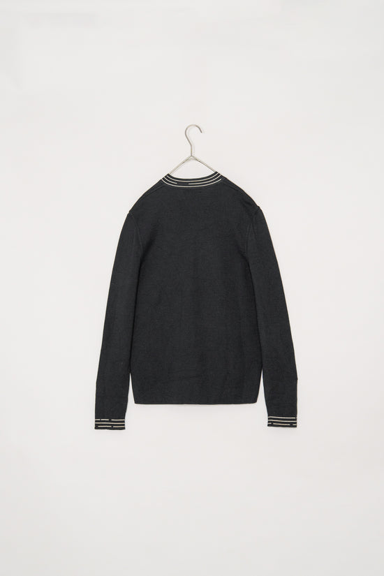 Made in ITARY HERMES V Neck Wool Knit