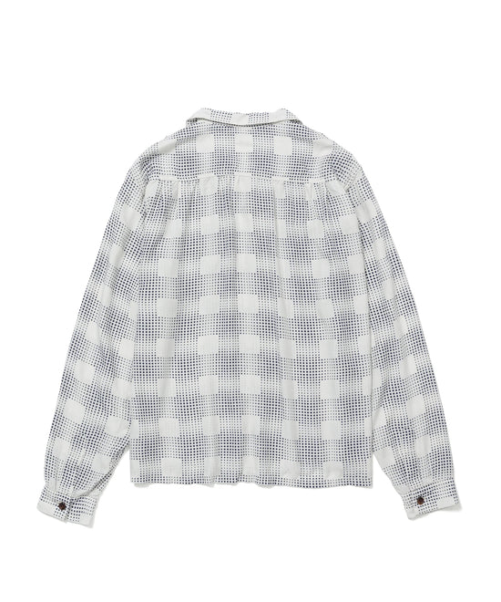 FILL THE BILL OPEN COLLAR CHECK SHIRT
