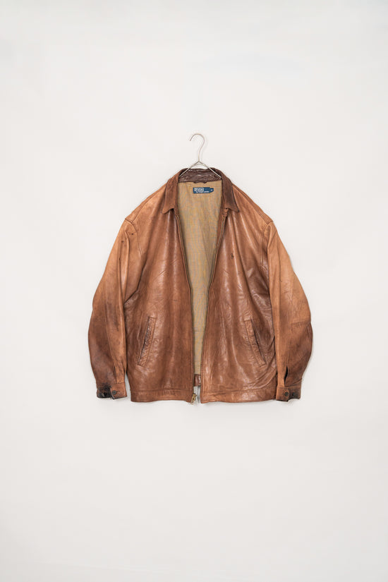 Polo by Ralph Lauren Lamb Leather Single Jacket