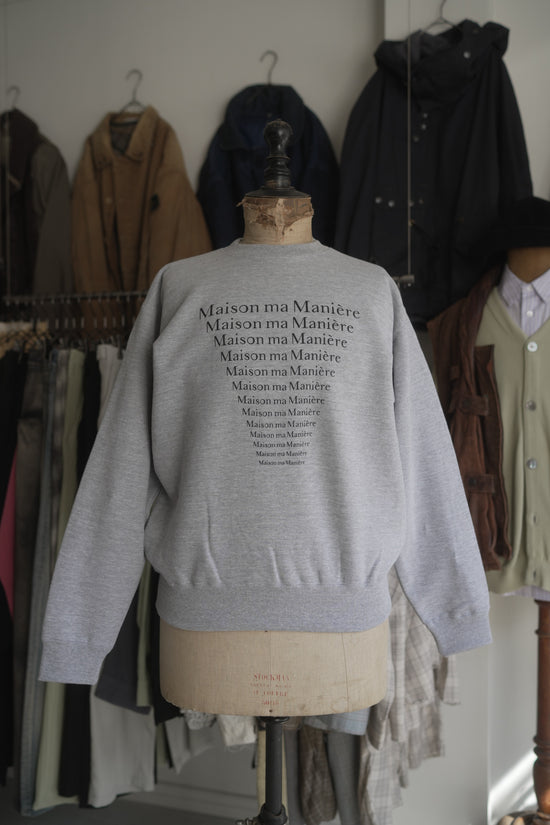 MAISON MA MANIERE LOGO SWEAT