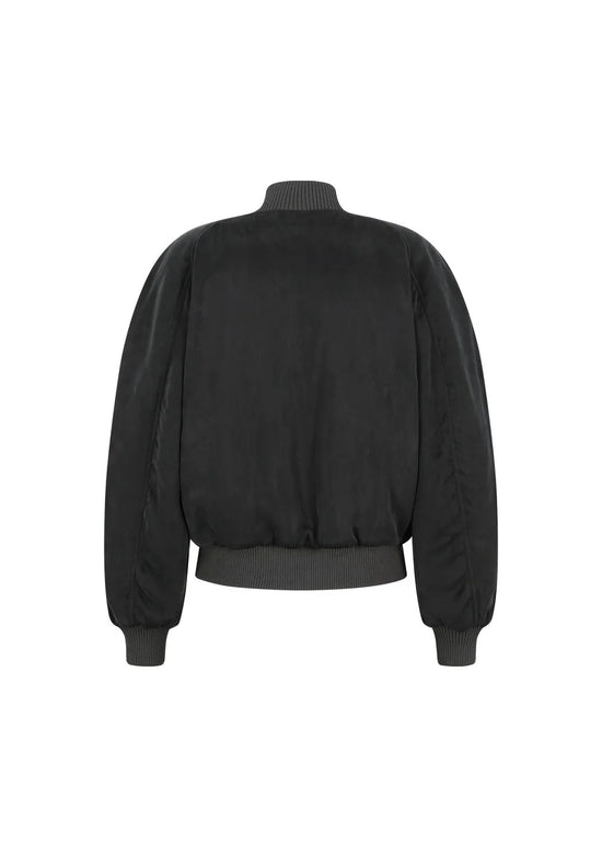 AMOMENTO RIBBED SILKY BLOUSON