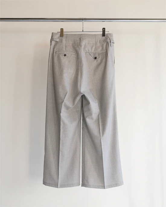 WOOL DAMAGE WIDE SLACKS