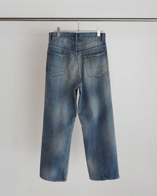 CRASH SELVEDGE DENIM STRAIGHT 5P PANTS
