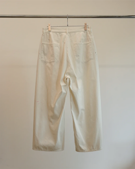 ANCELLM LIGHT OZ WIDE STRAIGHT DENIM PANTS