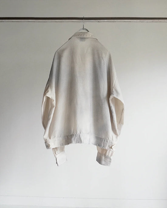 MELANGE SHORT CRASH SHIRT JACKET