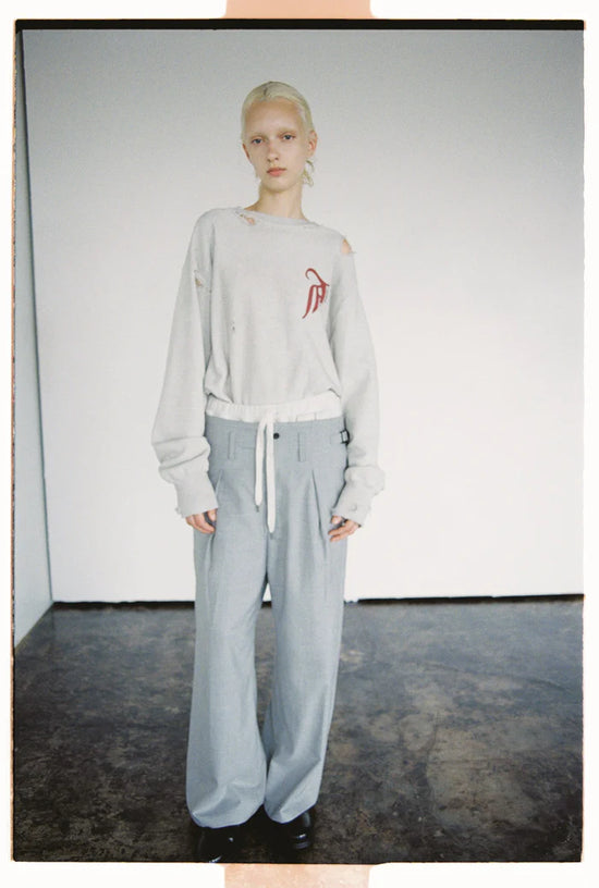 WOOL WIDE SLACKS