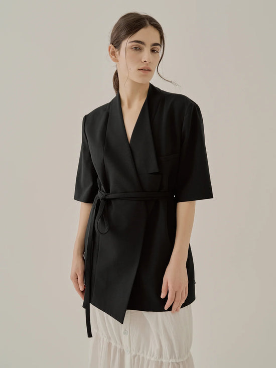 AKIRANAKA Justine jacket BK