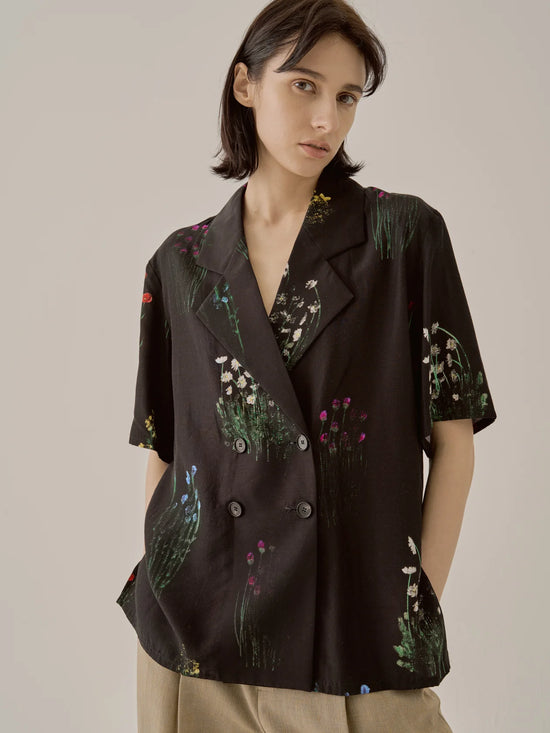 AKIRANAKA Schein shirt BK