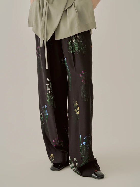 AKIRANAKA Schein pants BK