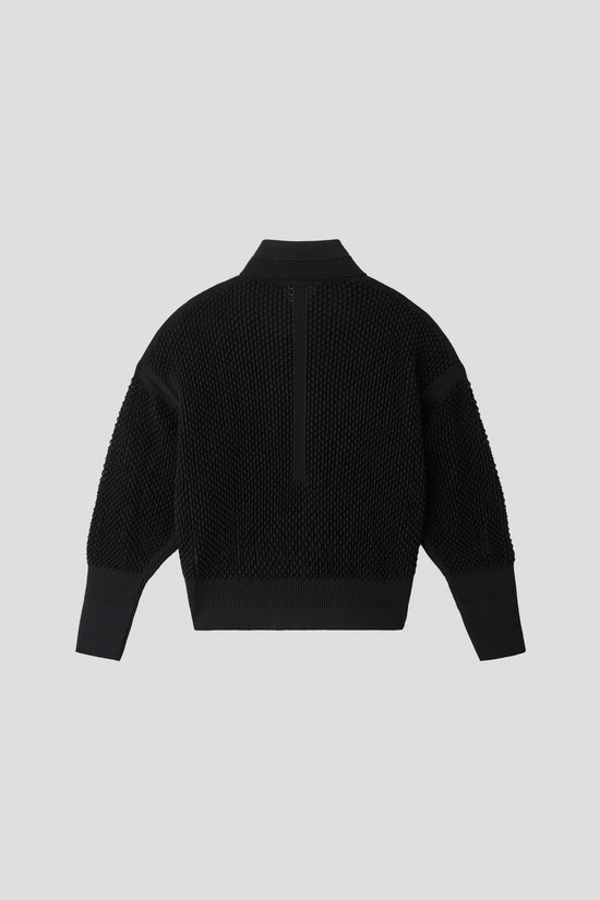 CFCL LATTICE STAND FALL COLLAR BLOUSON