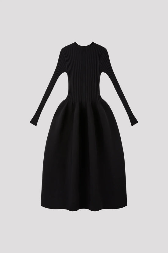 CFCL POTTERY LONG SLEEVE DRESS