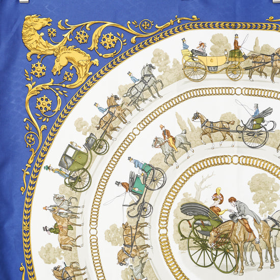 HERMES カレ90 ”LA PROMENADE DE LONGCHAMPS"