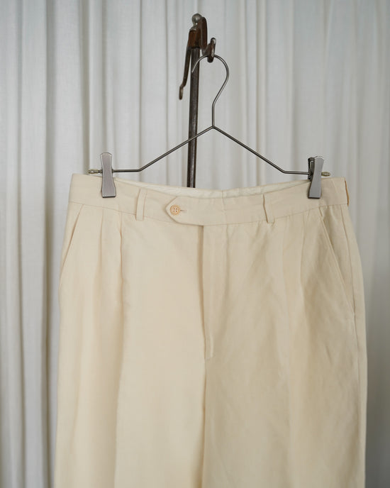Made in Italy YVES SAINT LAURENT Silk Linen trousers