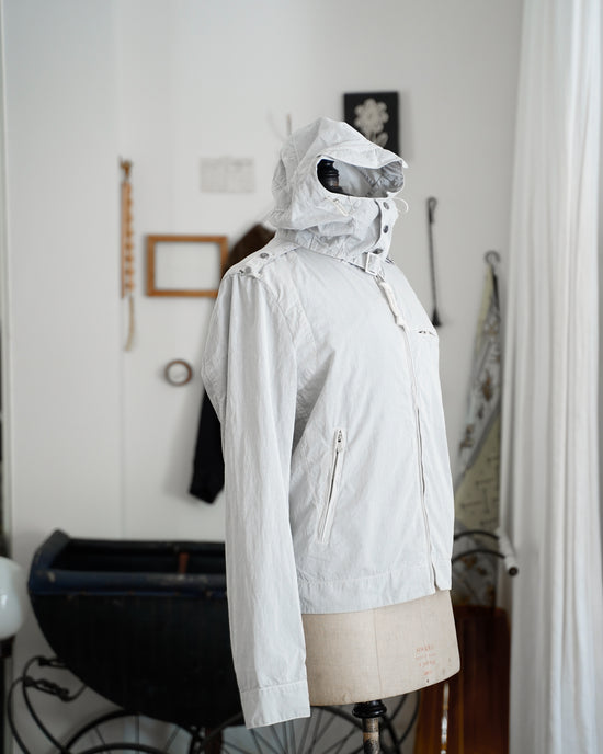 Made in ITARY C.P.COMPANY Cotton nylon riders jacket with watch viewer