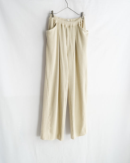 WAFFLE EASY PANTS - Pigment Stone Wash -