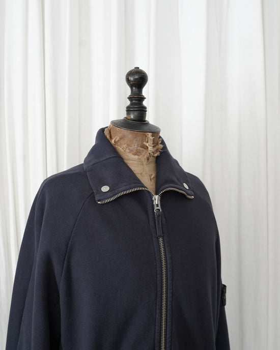 2009AW STONE ISLAND Zip Up Cotton Sweatshirt