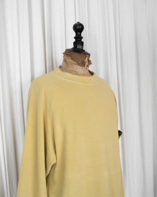 1995AW STONE ISLAND Yellow Cotton Sweatshirt