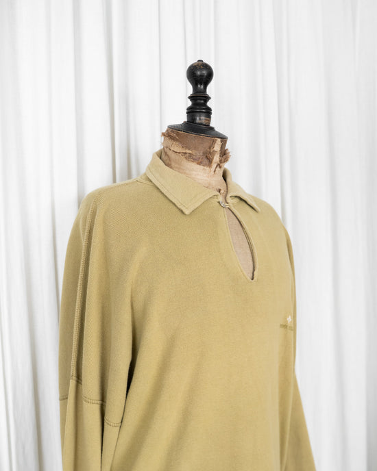 1980s STONE ISLAND Green Cotton Spellout Sweatshirt
