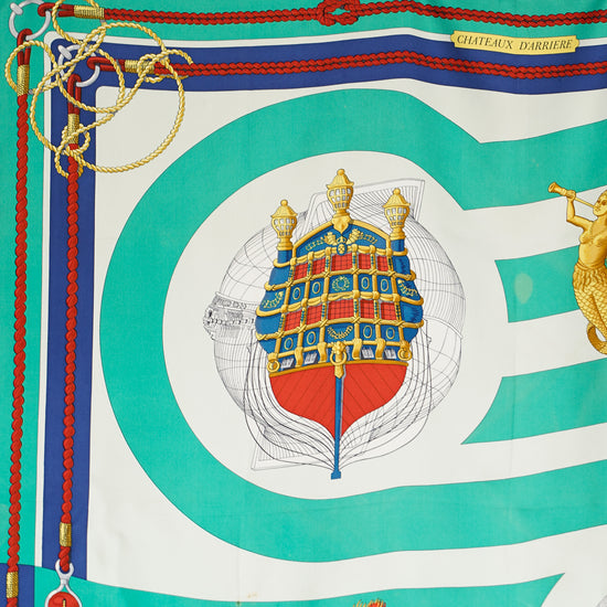 HERMES カレ90 "CHATEAUX D&