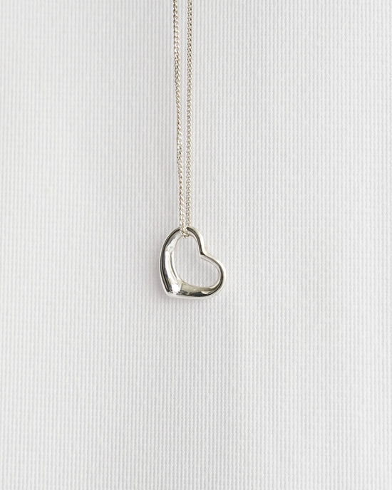 Tiffany &Co. open heart necklace