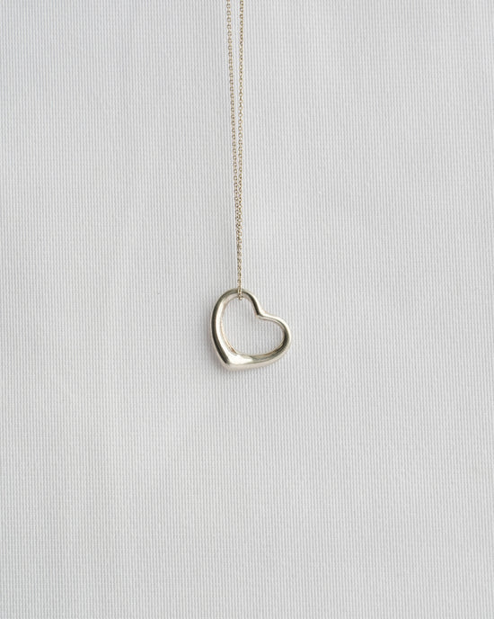 Tiffany &Co. open heart necklace
